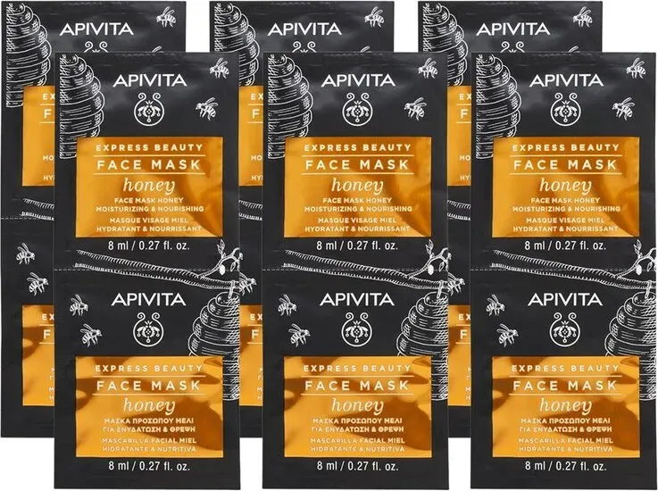 APIVITA Honig-Hydrationsmaske 12*8ml
