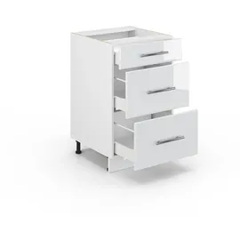 Vicco Schubladenschrank Fame-Line 50 x 51,5 x 81,5 cm Weiß