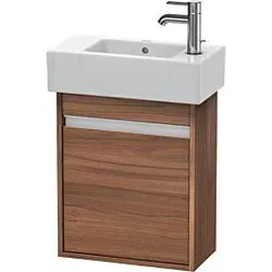 Duravit Ketho Waschtisch-Unterschrank KT6629L7979 45x22,5x55cm, wandhängend, Tür links, nussbaum natur