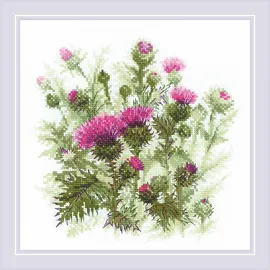 Riolis Kreuzstich-Set Distel, Zählmuster