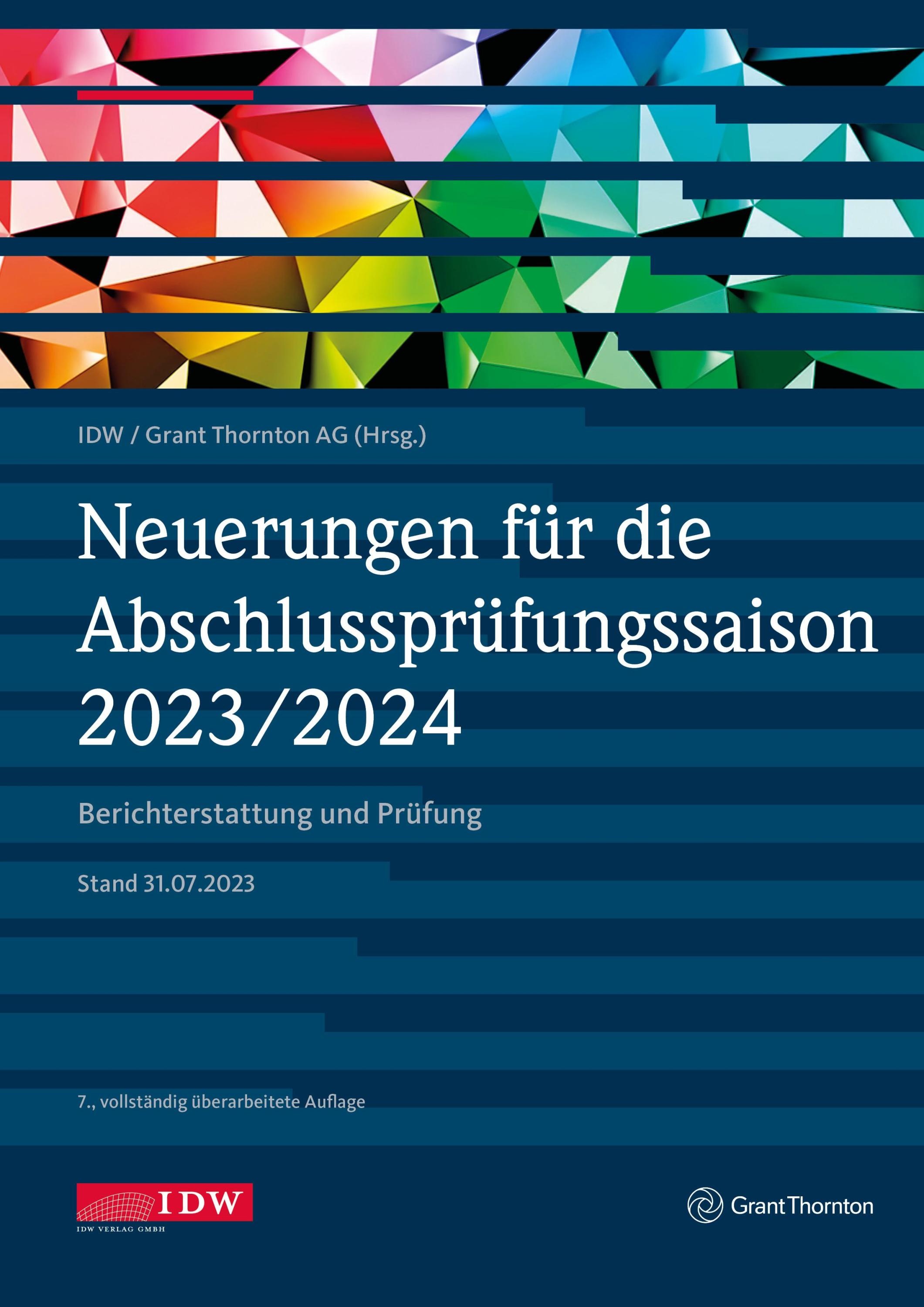 Neuerungen Für Die Abschlussprüfungssaison 2023/2024 - Update  Kartoniert (TB)