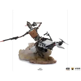 Iron Studios The Mandalorian - IG-11 and The Child Deluxe Statue 1/10 - Schwarz