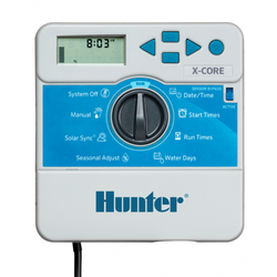 Hunter XCore-201i-E, X-Core 401i-E, Core-601i-E, XCore-801i-E Steuergeräte XC / Bewässerungscomputer, Indoor / Innen (XC Hunter) X-core (Steuergerät X-Core Serie Innenbereich Hunter: XCore-401i-E 4 Stationen Innen)