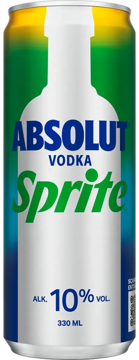Absolut Vodka Sprite 10% vol. 0,33 l