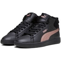 Puma Smash 3.0 Mid WTR Sneaker Black Rose Gold Metallic, 39