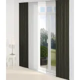 Wirth Schiebegardine Sepino (1 St), Paneelwagen, blickdicht, Jacquard braun 60 cm x 145 cm