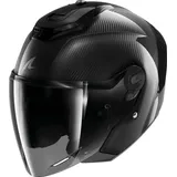 Shark RS Jet Full Carbon Jethelm - Schwarz/Dunkelgrau - L