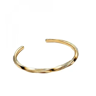 Pandora 563869C00-2 Damen-Armreif Gedreht Goldfarben