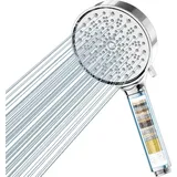 luxuskollektion Duschkopf mit Filter 20 Schichten Wassersparend Hochdruck Handbrause 6