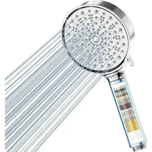 luxuskollektion Duschkopf mit Filter 20 Schichten Wassersparend Hochdruck Handbrause