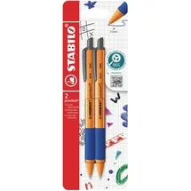 Stabilo Kugelschreiber Basic Blau 0,5 mm 2 St.