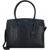 Burkely Cool Colbie Aktentasche Leder 40 cm Laptopfach schwarz