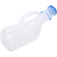 Urinflasche, ergonomische tragbare 1000 ml große Kapazität fest robust sicher umweltfreundlich Urinflasche für ältere Menschen auslaufsicher für Krankenhausklinik für Heimreisen