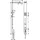 Hansgrohe AXOR ShowerComposition Duschpaneel, Thermostat, Kopfbrause 110/220, Schulterbrause, inklusive Zubehör, 12595330, Farbe: Polished Black Chrome