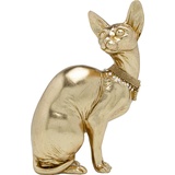 Kare Deko, Figur Sitting Cat Audrey Gold 27cm