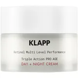 Klapp Cosmetics Klapp Resist Aging Retinol Triple Action Moisturizing Day + Night Cream 50 ml