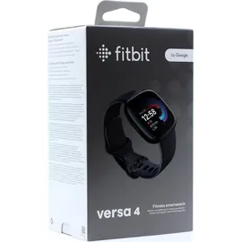 Fitbit Versa 4 aluminium graphit schwarz/schwarz