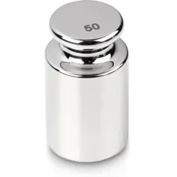Kern Prüfgewicht 326-06K+C kalibriert, F1, Nennwert 50 g, Eco-Form, Edelstahl poliert