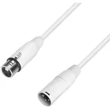 Adam Hall Cables K4 MMF 500 SNOW Mikrofonkabel XLR male auf XLR female 5 m