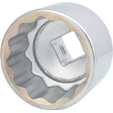 KS Tools 1" 12-kant-Stecknuss, kurz, 65 mm
