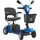 Vevor 4-Rad Elektromobil für Senioren klappbar 25 km Blau