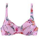 Sunseeker Bügel-Bikini-Top Damen rosa-bedruckt, Gr.44 Cup F,