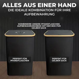 avelya Müllsackständer 110 l Schwarz