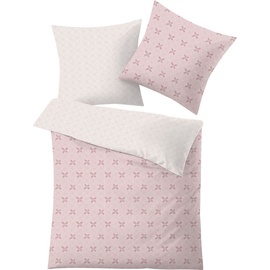 Kleine Wolke Bettwäsche »Lucy«, (2 tlg.), mit modernen Blüten rosa