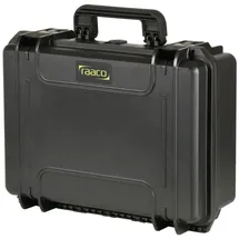 RAACO Schutzkoffer FlightCase 4 mit Schaumstoffeinlage schwarz 464x366x176mm