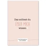 Cupcakes & Kisses Cupcakes & Kisses® Das solltest du über mich wissen Buch zum Ausfüllen I Geschenk für Freund I Geschenke für Partner oder Mann I Geburtstagsgeschenk