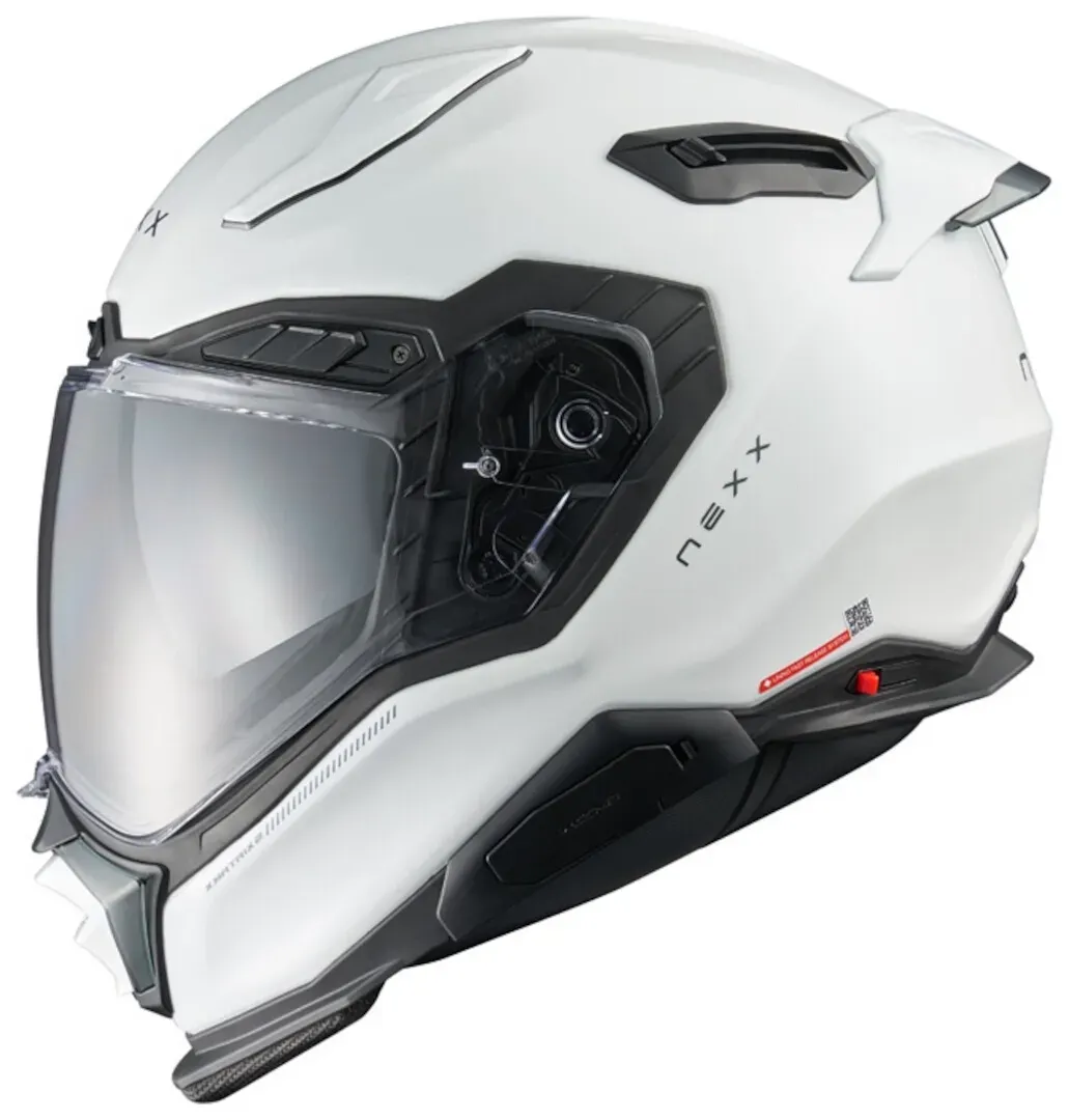 Nexx X.WST 3 Plain Helm, weiss, Größe 2XL für Männer