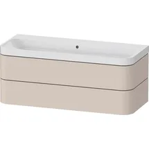 Duravit Waschtischunterschrank 2 Schubkästen 117,5 x 48 x 49 cm Schwarz