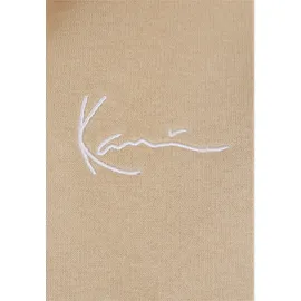 Karl Kani Chest Signature Essential Zip Hoodie", - Beige