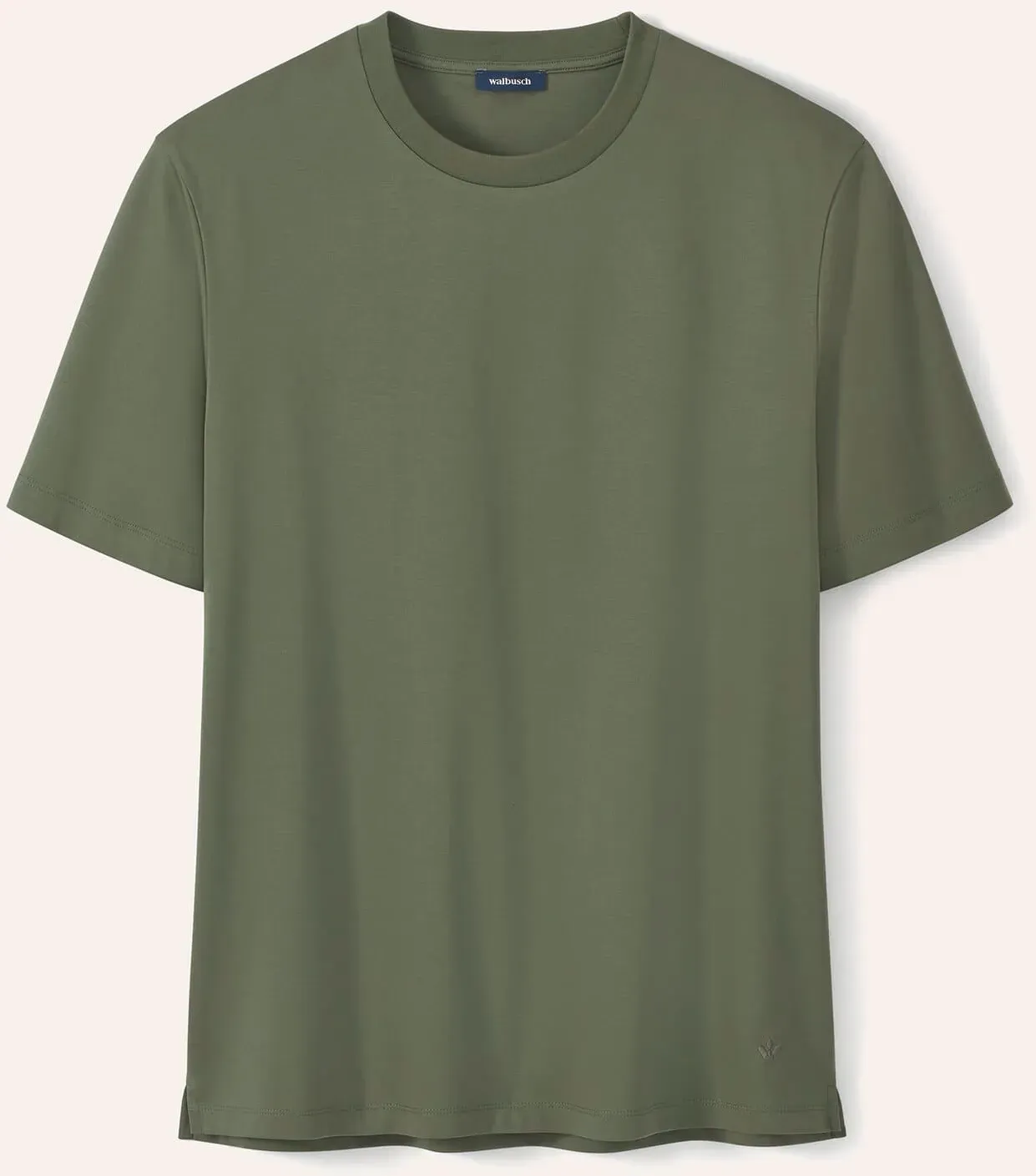Walbusch Herren Premium T-Shirt Grün