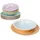 Mambocat Pastello Tafelservice 12-tlg. für 6 Personen pastellfarben