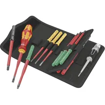 WERA Kraftform Kompakt VDE 16 extra slim 1 Tool Finder Bitset, 16-tlg. (05006608001)