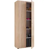 VCM Mehrzweckschrank Vandol I (BHT 70x178x40 cm, Eichefarben