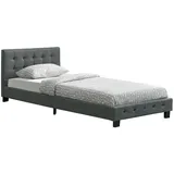 Juskys Manresa 90 x 200 cm grau