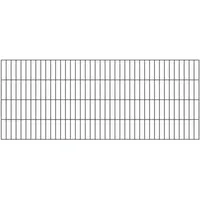 GAH Alberts Doppelstab-Gittermatte 200 x 80 cm Anthrazit/Stahl