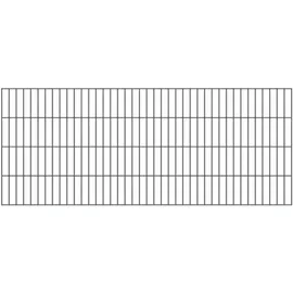 GAH Alberts Doppelstab-Gittermatte 200 x 80 cm Anthrazit/Stahl