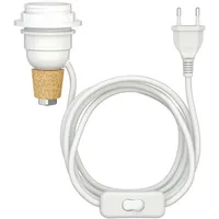 Ledscom.de Korkenlampe FLAKO Weiß