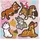 KOMAR Wandtattoo - Playful Kindergarten - Größe 30 x 30 cm, 2 Bogen - Wandsticker, Kinderzimmer