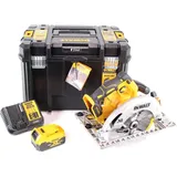 DeWalt DCS 572 P1 Akku-Handkreissäge 18V 184 x 16 mm + 1x Akku 5,0 Ah + Ladegerät + T-STAK