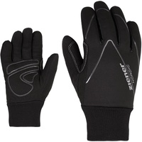 Ziener Unico Junior Langlauf/Nordic/Crosscountry-Handschuhe | Winddicht Atmungsaktiv Soft-Shell, black, XL