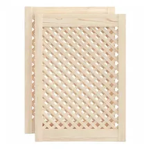 vidaXL Schranktüren 2 Stk. Gitterdesign 49,5 x 69 cm