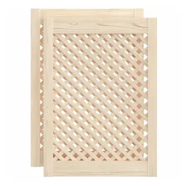 vidaXL Schranktüren 2 Stk. Gitterdesign 49,5 x 69 cm