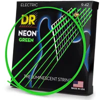 DR Strings DR Neon Green Electric Light NGE-9