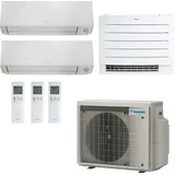 DAIKIN Perfera MultiSplit 3xWand-/Truhengeräte | 1x 5,0kW + 2x 2,5kW