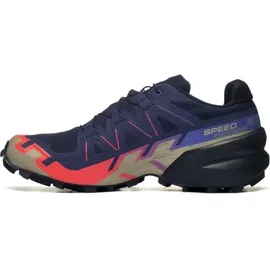 Salomon Speedcross 6 Gore-Tex Herren Maritime Blue / Black / Cherry Tomato 43 1/3