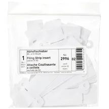 Durable Abheftschieber weiß,